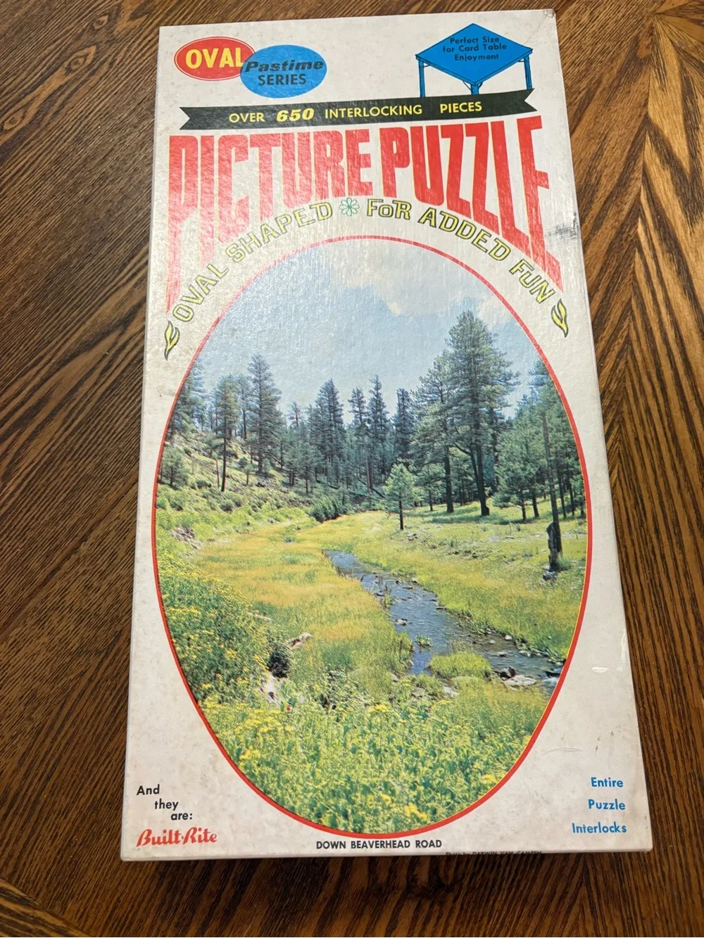 Vintage oval pastime